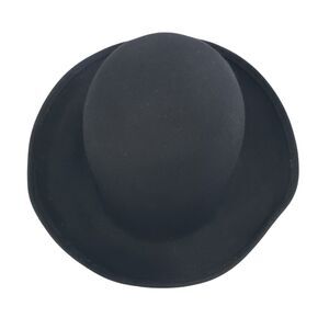 Women's 100% Black Wool Hat